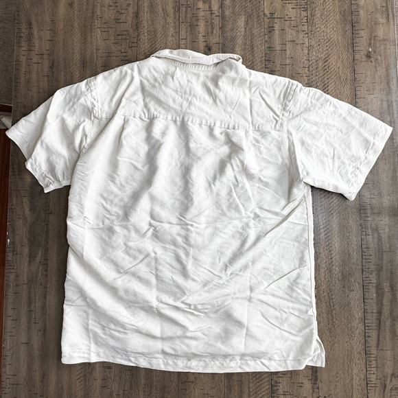 Geoffrey Beene Men's Casual Cream Button Down Shirt - Picture 8 of 13